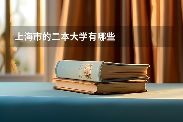 上海市的二本大学有哪些