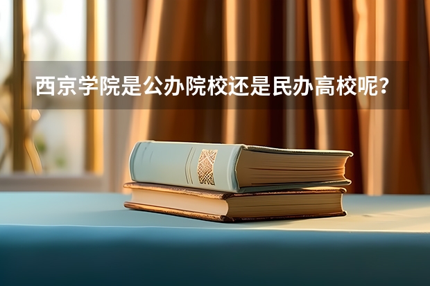西京学院是公办院校还是民办高校呢？