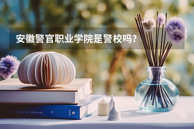 安徽警官职业学院是警校吗？