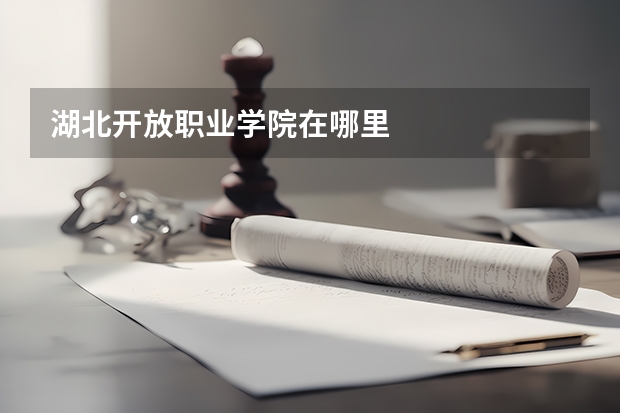 湖北开放职业学院在哪里