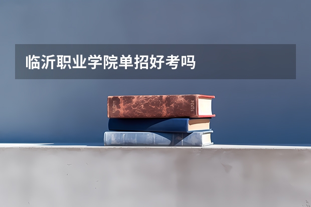 临沂职业学院单招好考吗