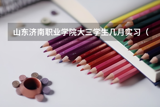 山东济南职业学院大三学生几月实习(济南职业学院教务处登录入口)