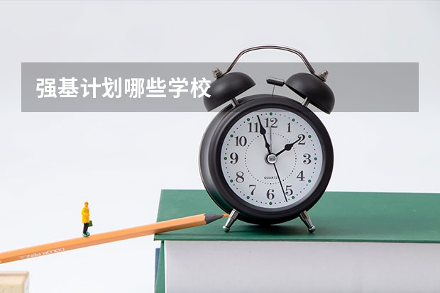 强基计划哪些学校