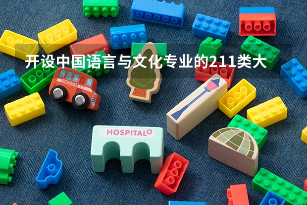 开设中国语言与文化专业的211类大学有哪些