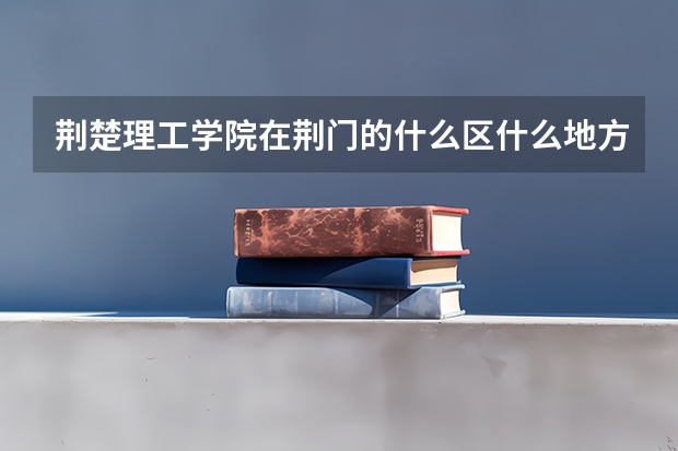 荆楚理工学院在荆门的什么区什么地方？