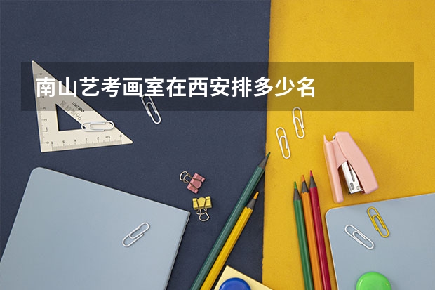 南山艺考画室在西安排多少名
