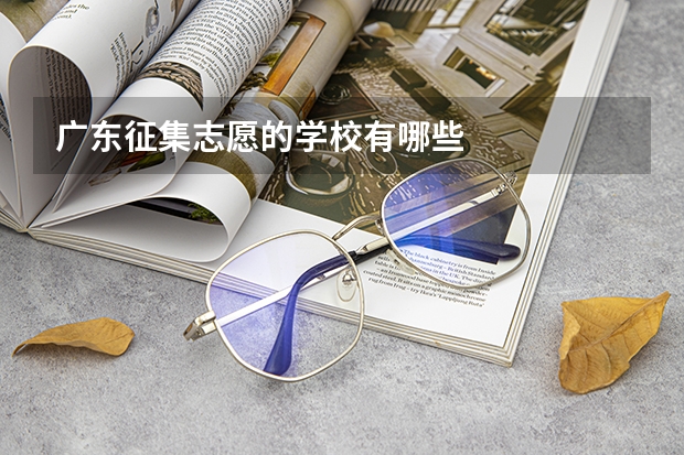 广东征集志愿的学校有哪些