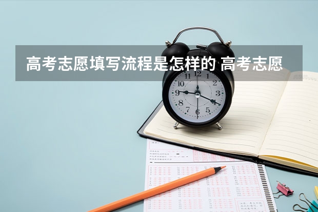 高考志愿填写流程是怎样的 高考志愿报名步骤图解