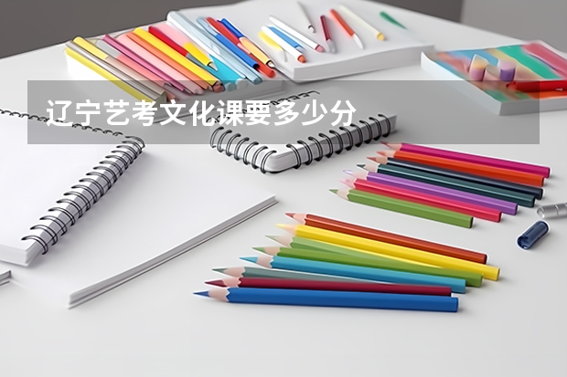 辽宁艺考文化课要多少分