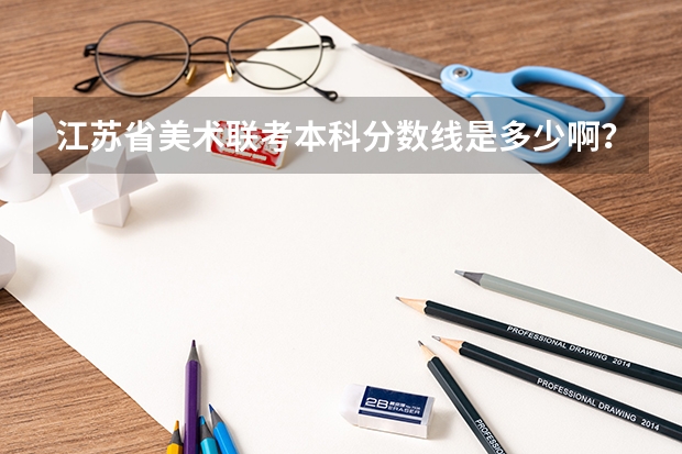 江苏省美术联考本科分数线是多少啊？
