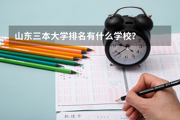 山东三本大学排名有什么学校?