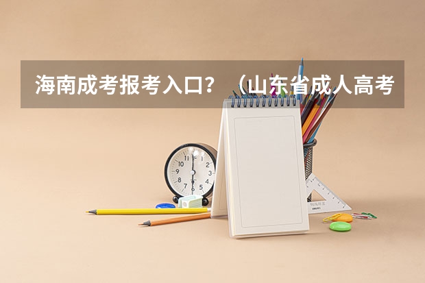 海南成考报考入口?(山东省成人高考网上报名官网 山东成人大专报名官网?)
