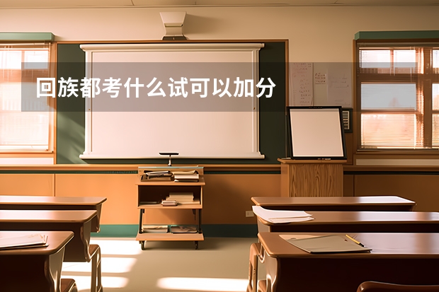 回族都考什么试可以加分