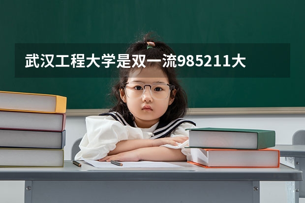 武汉工程大学是双一流/985/211大学吗?历年分数线汇总