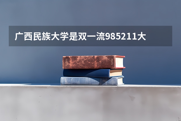 广西民族大学是双一流/985/211大学吗?历年分数线汇总