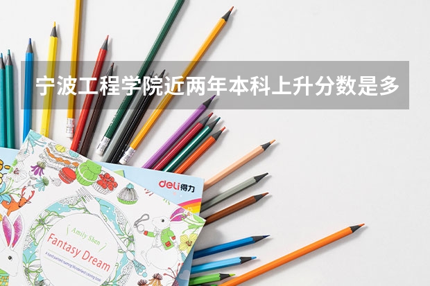 宁波工程学院近两年本科上升分数是多少