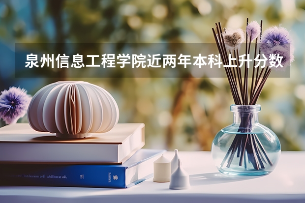 泉州信息工程学院近两年本科上升分数是多少