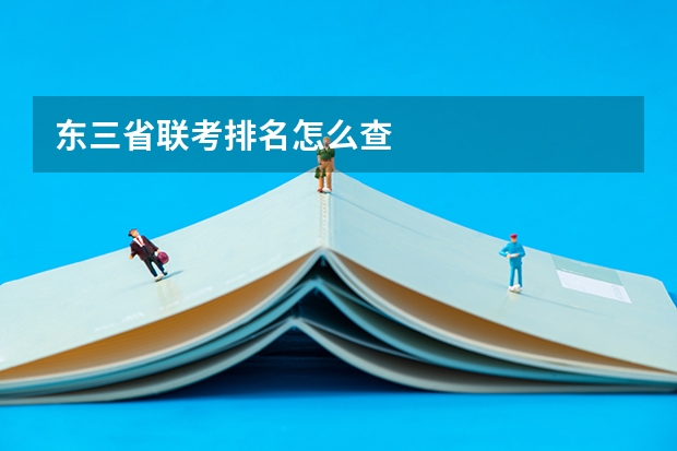 东三省联考排名怎么查